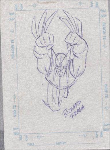 Marvel Creators Collection '98 (SketchaGraph Subset) card RF Richard Fraza 1/xxx