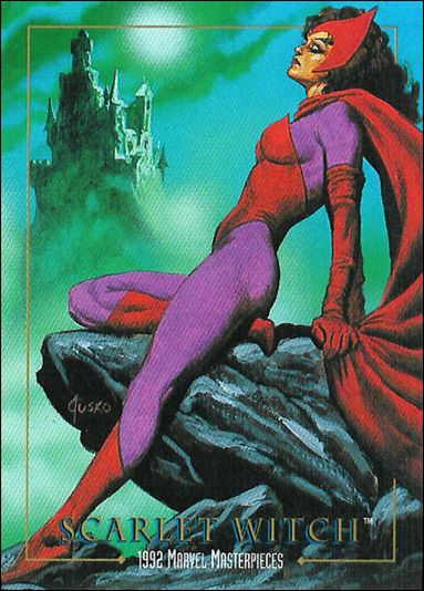 1992 Marvel Masterpieces (Lost Marvel Subset) card 1 Scarlet Witch