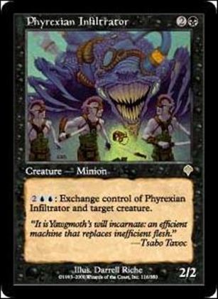 Magic the Gathering: Invasion (Base Set) card 116 Phyrexian Infiltrator