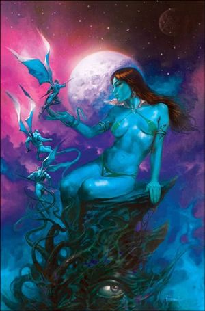Vampirella (2025) issue 2-ZB Lucio Parrillo Ultraviolet Virgin 1:10 Cover