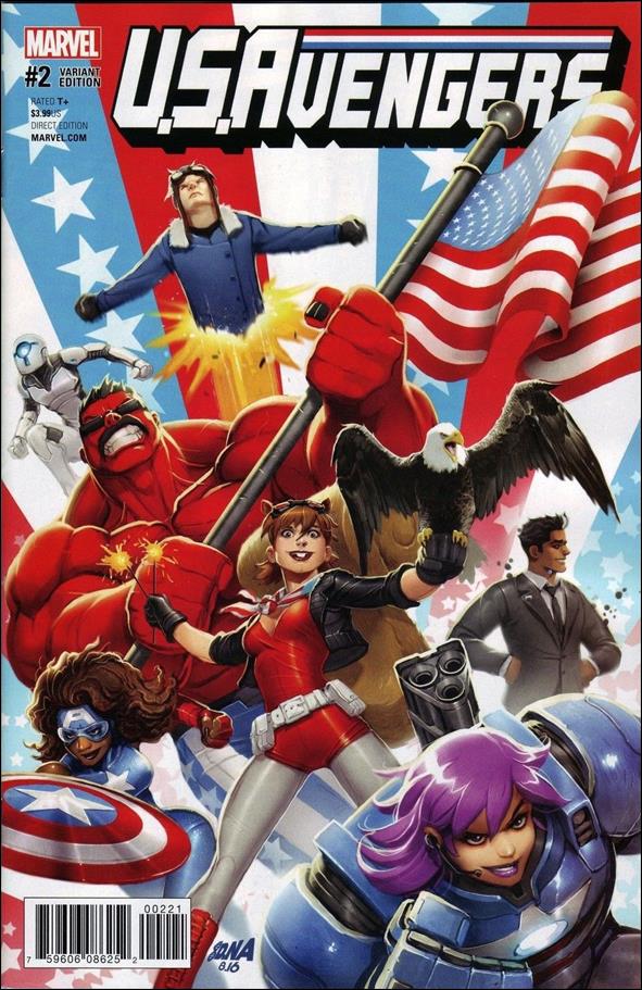 U.S.Avengers issue 2-B David Nakayama 1:25 Cover