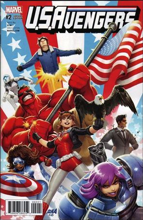 U.S.Avengers issue 2-B David Nakayama 1:25 Cover