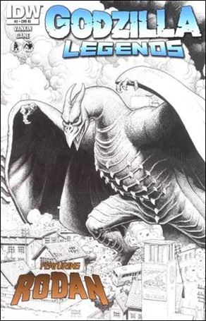 Godzilla Legends issue 2-C Art Adams 1:10 Sketch Cover