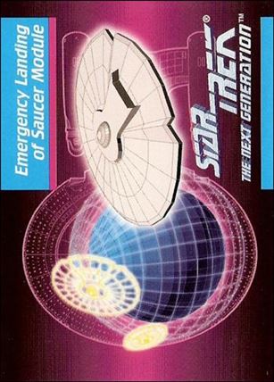 Star Trek: The Next Generation - Inaugural Edition (Base Set) card 94 Emergency Landing of Saucer Module