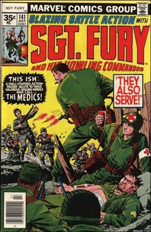 Sgt. Fury and His Howling Commandos issue 141-B 35 Cent Price Cover