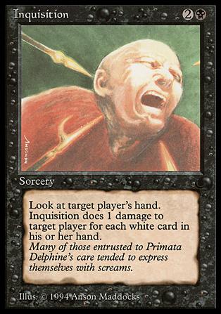 Magic the Gathering: The Dark (Base Set) card 47 Inquisition