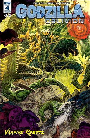 Godzilla: Oblivion issue 4-D Jeff Zornow Vampire Robots Cover
