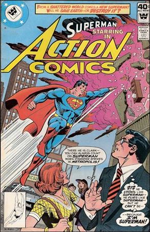 Action Comics (1938) issue 498-B Whitman Cover