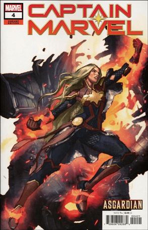 Captain Marvel (2019) issue 4-B Gerald Parel Asgardian Cover