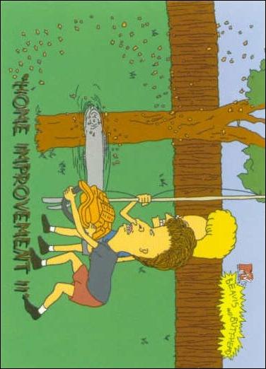 Beavis and Butt-Head (Base Set) card '3769' "Home Improvement II"