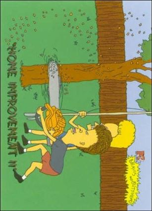 Beavis and Butt-Head (Base Set) card '3769' "Home Improvement II"
