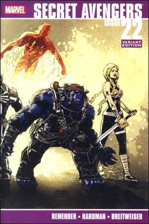 Secret Avengers (2010) issue 22-C Gabriel Hardman Cover