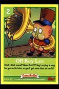 Garbage Pail Kids All-New Series 4 (Game Card Subset) card GPK12 Off Key Lee