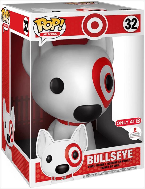 POP! Ad Icons figure 32 Bullseye (10 Inch) Target Exclusive