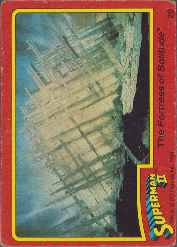 Superman II (Movie) (Base Set) card 20 The Fortress of Solitude