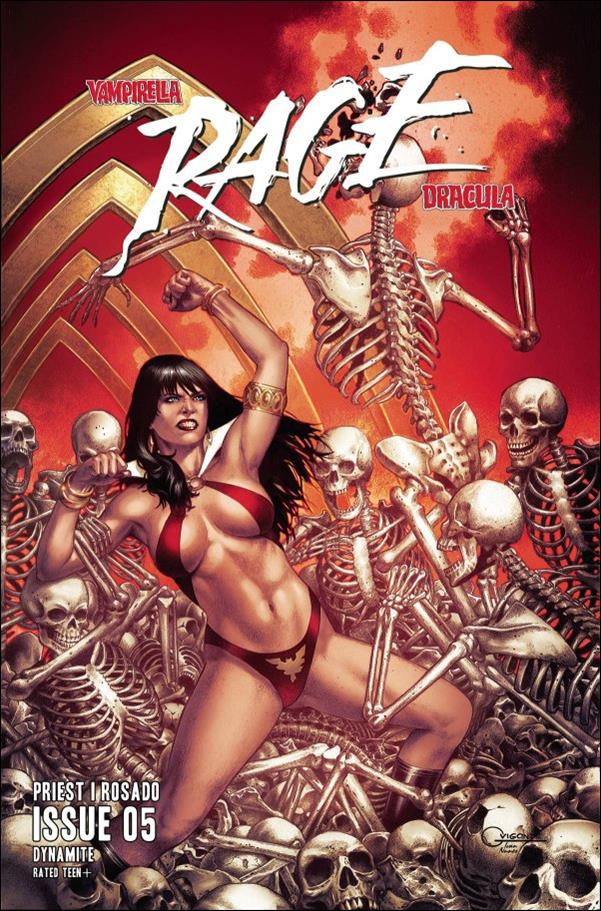 Vampirella / Dracula: Rage issue 5-D Geebo Vigonte Cover