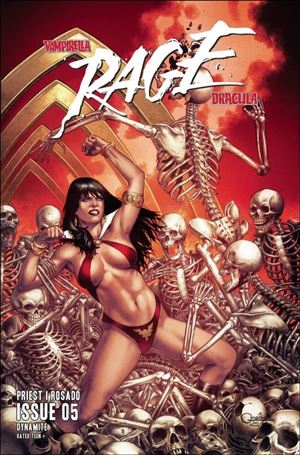 Vampirella / Dracula: Rage issue 5-D Geebo Vigonte Cover