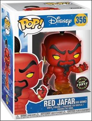 POP! Disney figure 356-B Red Jafar (as Genie) (Glow in the Dark) Chase
