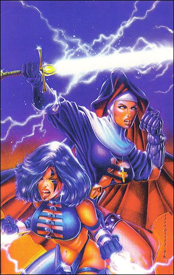 Razor/Warrior Nun Areala - Faith issue 1-B Steve Sandoval Holy Virgin Cover