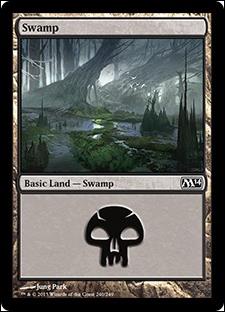 Magic the Gathering: 2014 Core Set (Base Set) card 240 Swamp