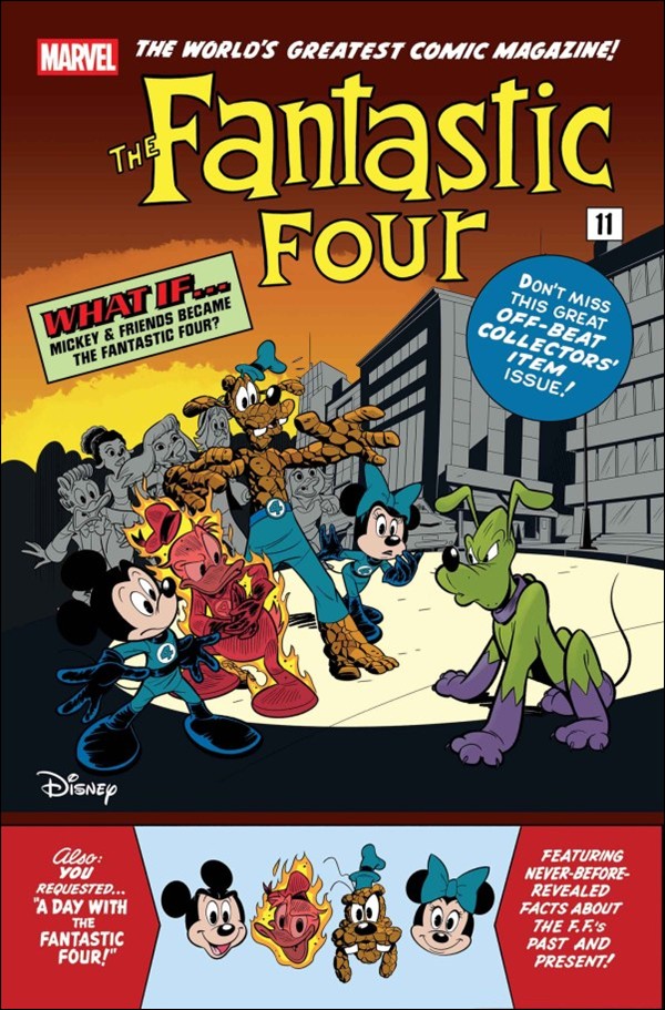 Fantastic Four (2022) issue 32-C Emilio Urbano Disney What If? Cover