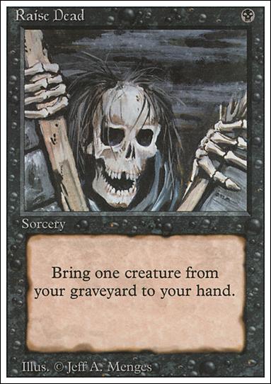 Magic the Gathering: Revised (Base Set) card 124 Raise Dead