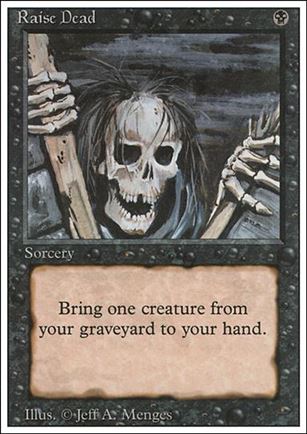 Magic the Gathering: Revised (Base Set) card 124 Raise Dead