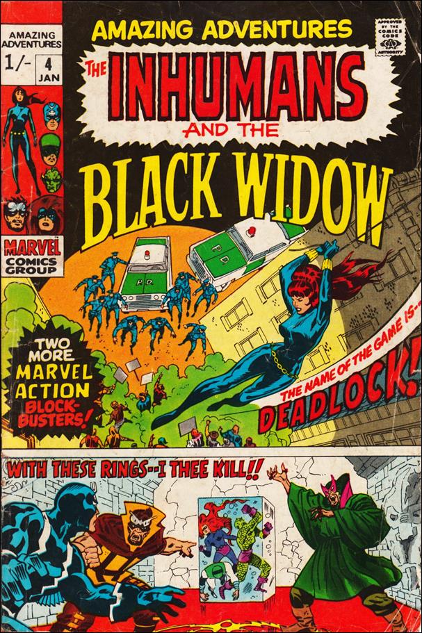 Amazing Adventures (1970) issue 4-B UK Price Cover