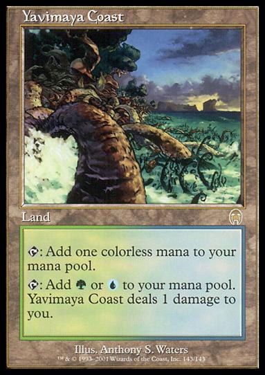 Magic the Gathering: Apocalypse (Base Set) card 143 Yavimaya Coast