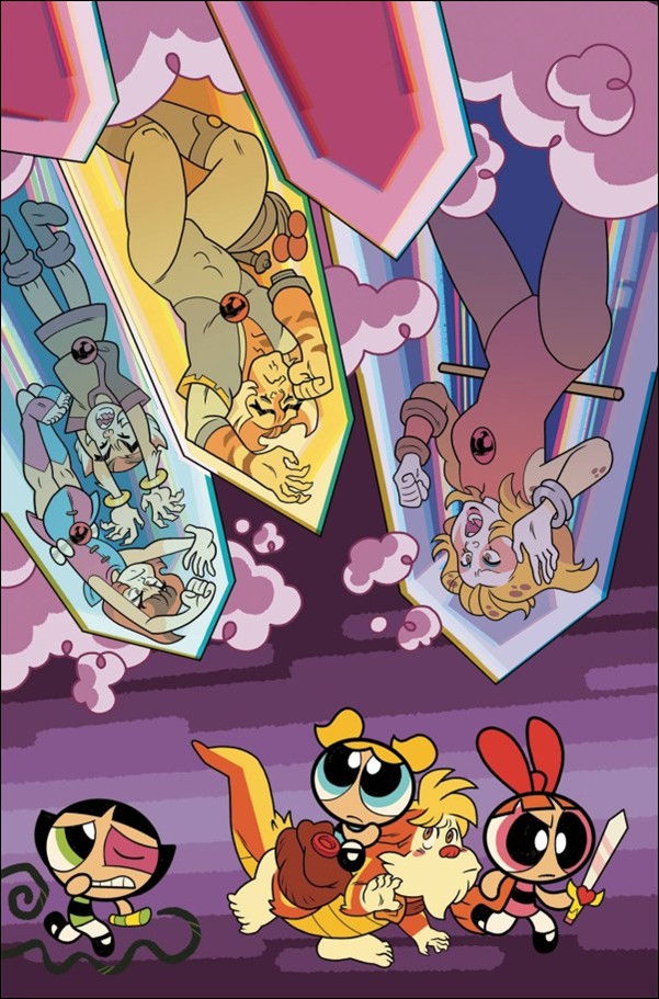 ThunderCats / The Powerpuff Girls issue 3-I Coleman Engle Virgin 1:15 Cardstock Cover
