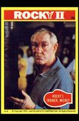 Rocky II (Base Set) card 28 Rocky's Trainer, Mickey