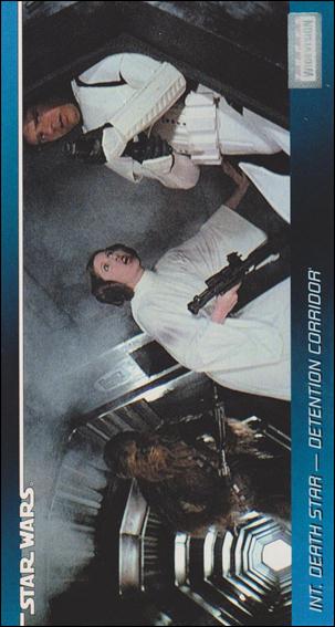 Star Wars Widevision (Base Set) card 70 Int. Death Star - Detention Corridor