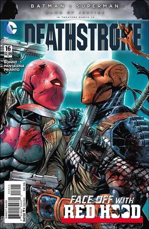 Deathstroke (2014) issue 16 Tyler Kirkham Cover