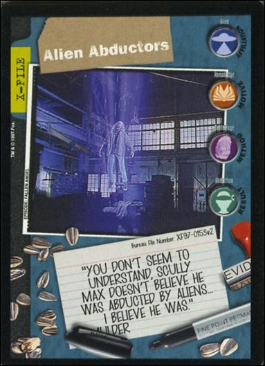 X-Files: The Truth Is Out There (Base Set) card XF97-0153v Alien Abductors