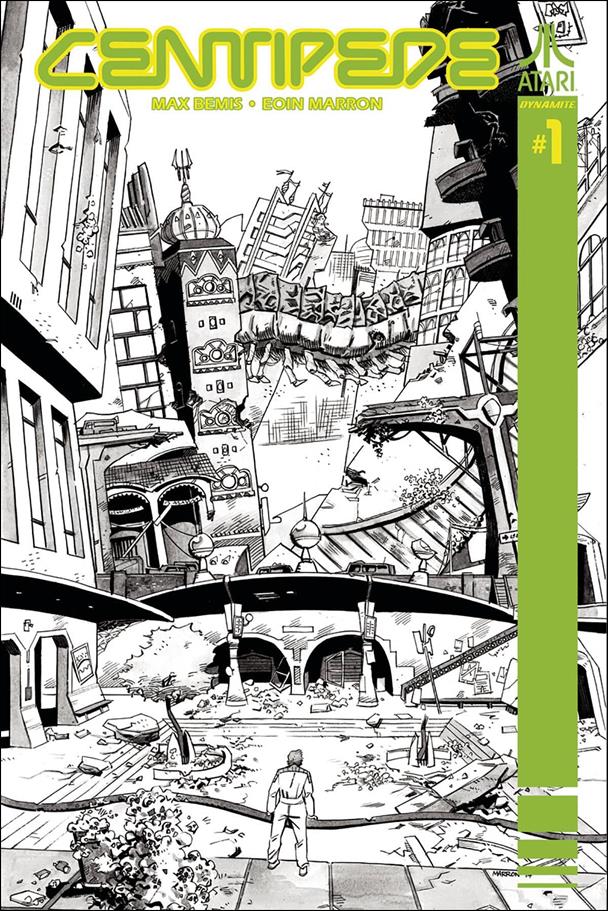 Centipede (2017) issue 1-G Eoin Marron 1:30 Black and White Cover