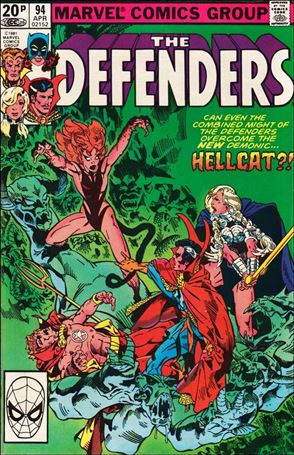 Defenders (1972) issue 94-B UK Price Cover
