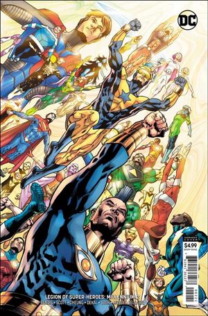Legion of Super-Heroes: Millennium issue 2-B Bryan Hitch Cover