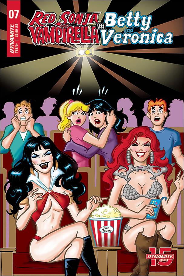 Red Sonja and Vampirella Meet Betty and Veronica issue 7-D Dan Parent Cover