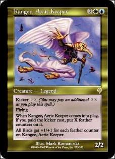 Magic the Gathering: Invasion (Base Set) card 253 Kangee, Aerie Keeper