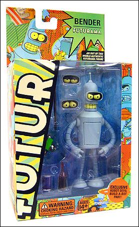 Futurama (Robot Devil Build-a-Bot Series) figure 5 Bender 