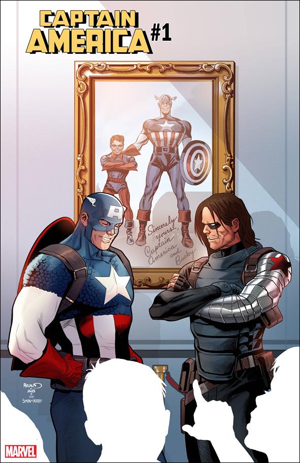Captain America (2018) issue 1-E Paul Renaud "Simon and Kirby" Cover