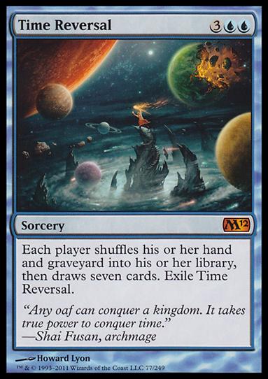 Magic the Gathering: 2012 Core Set (Base Set) card 77 Time Reversal