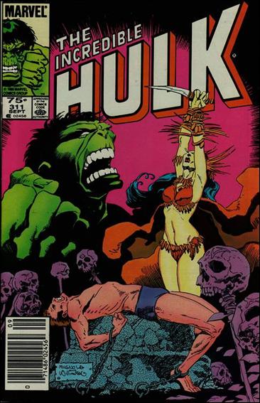Incredible Hulk (1968) issue 311-B Canadian Price Cover