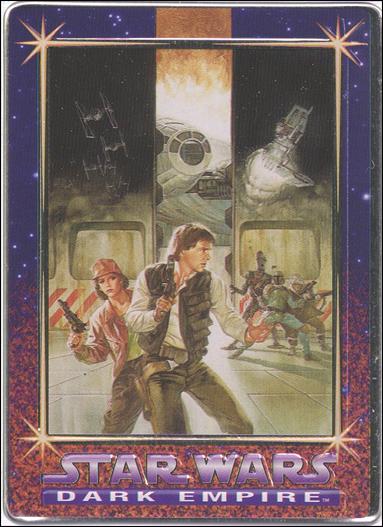 Star Wars: Dark Empire (Base Set) card 4 Issue 4: Confrontation on the Smuggler's Moon