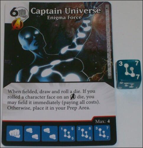 Marvel Dice Masters Age of Ultron  card 135 Captain Universe: Enigma Force