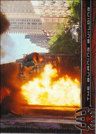Spider-Man: The Movie (Base Set) card 64 The Burning Building