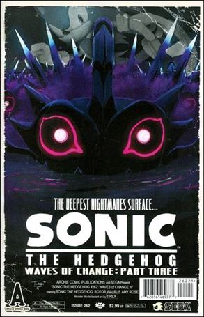 Sonic the Hedgehog (1993) issue 262-B T. Rex Cover