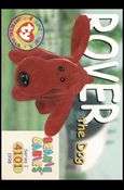 Beanie Babies Series 1 (Base Set) card 113 Rover the Dog