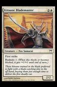Magic the Gathering: Champions of Kamigawa (Base Set) card 25 Kitsune Blademaster