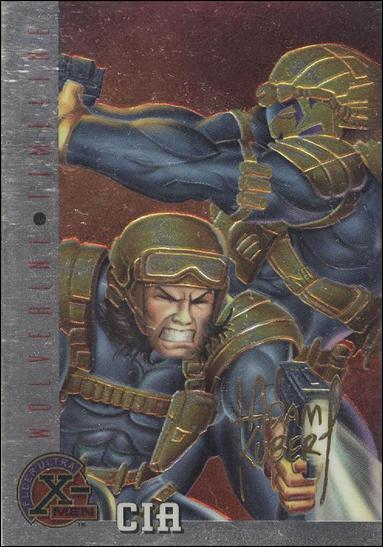 1996 Fleer Ultra X-Men All Chromium (Gold Signature Parallel Base Set) card 81 CIA